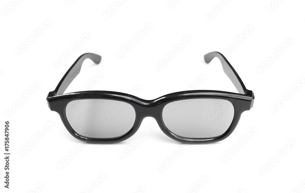 glasses with simple design isolated on white background glasses with simple design isolated on white background