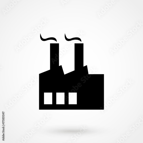 Factory icon . Vector illustration
