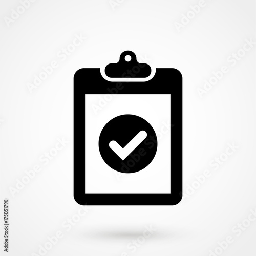 Quality control related vector icon. Pass