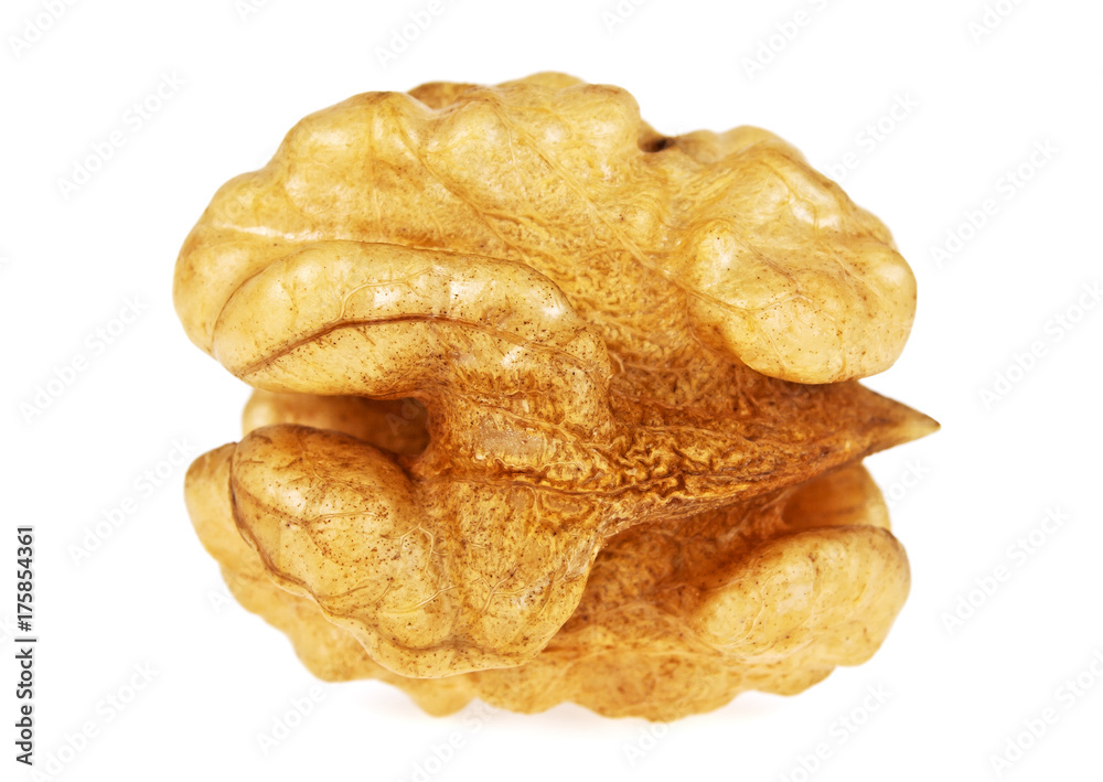 Kernel walnut isolated on a white background Kernel walnut isolated on a white background