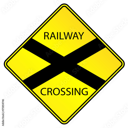 Railway Crossing Sign