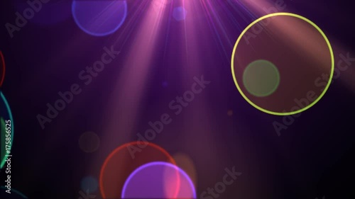 circle background light flare