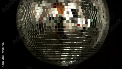 classic disco ball spinning