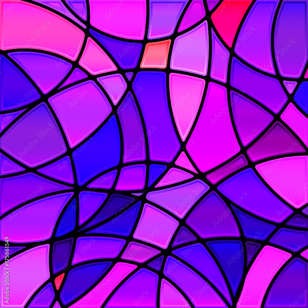 abstract vector stained-glass mosaic background abstract vector stained-glass mosaic background