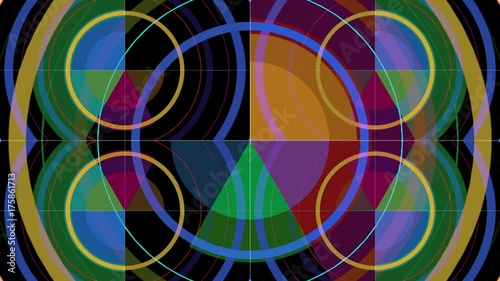 colorful graph circles