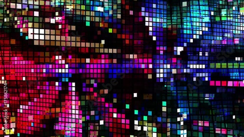 colorful flashing leds