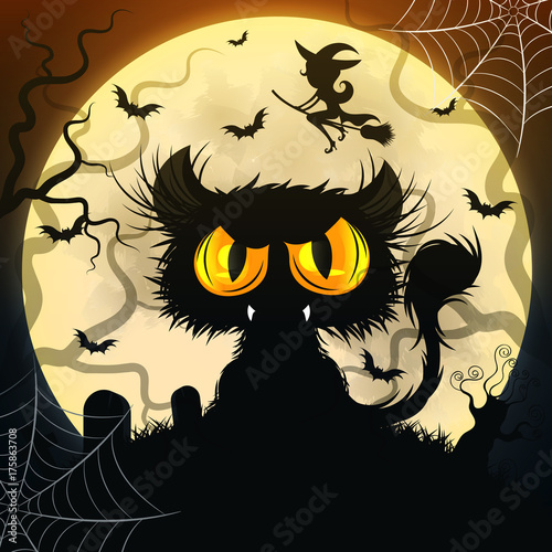 Halloween Black Cat
