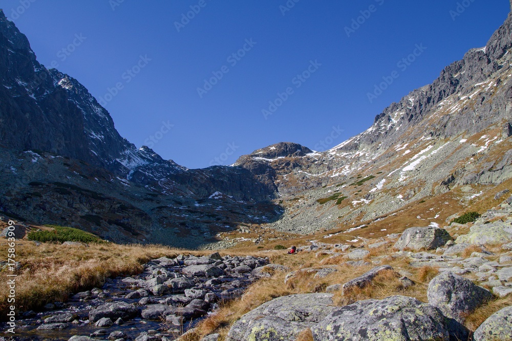 High Tatra Mountains in autumn, Slovakia