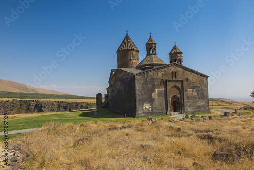 The Saghmosavank "monastery of the Psalms", is a 13th-century Armenian monastic complex located in the village of Saghmosavan in the Aragatsotn Province