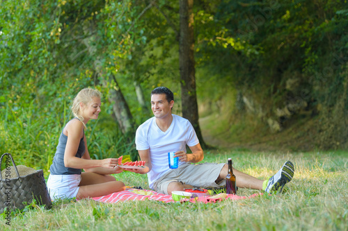 couple on a nice picnic