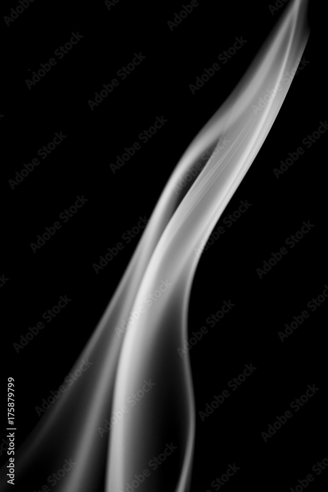 Obraz premium Abstract composition with smoke shapes 