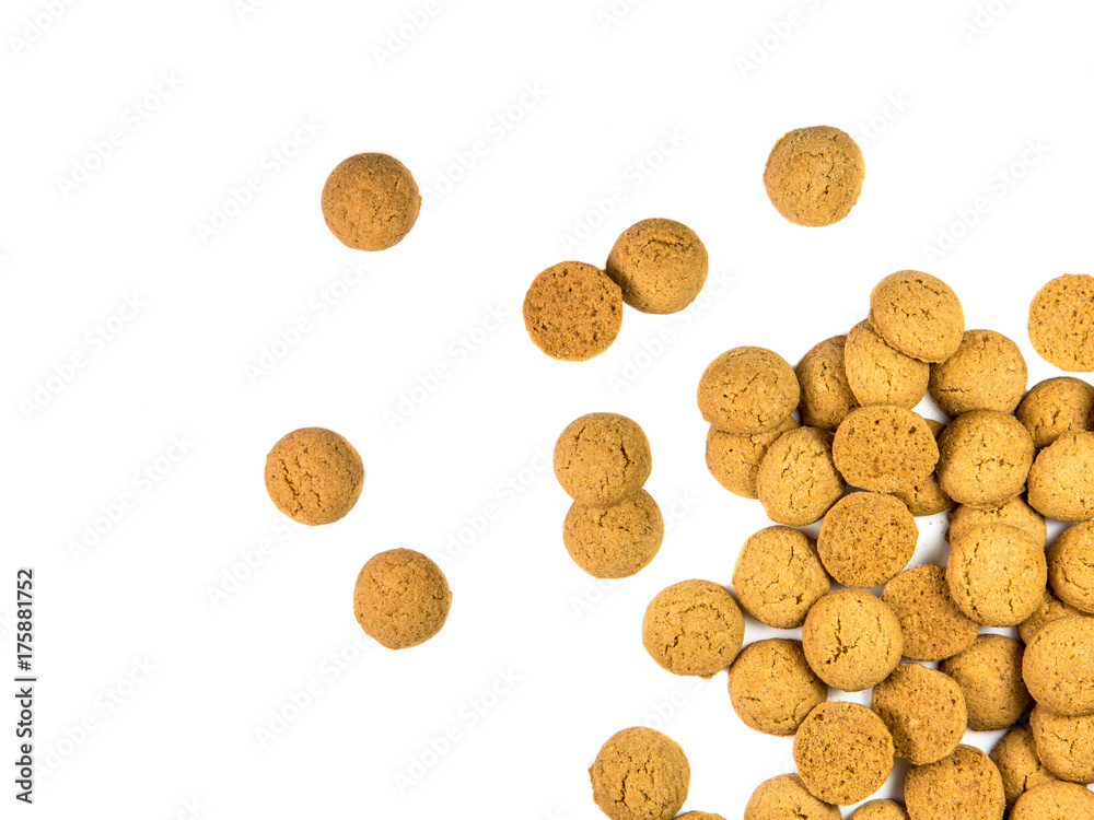 Handful of Scattered Pepernoten cookies Handful of Scattered Pepernoten cookies