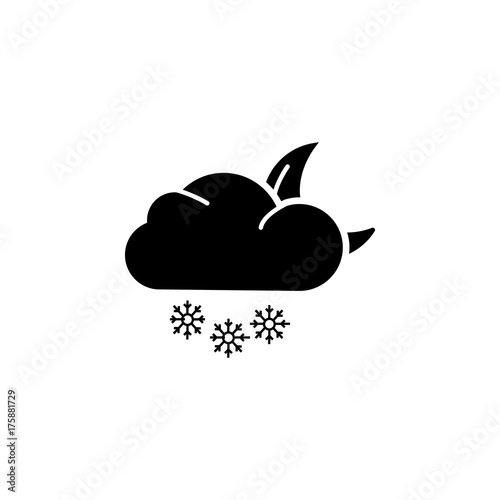 night snow icon