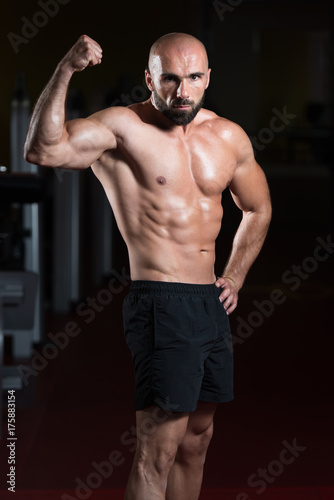 Portrait Of A Fitness Muscular Man