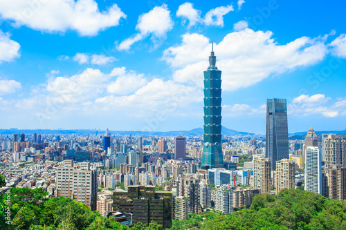 Taipei panorama miasta