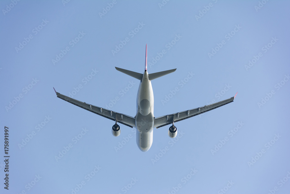 passenger airplane on sky composition photography passenger airplane on sky composition photography