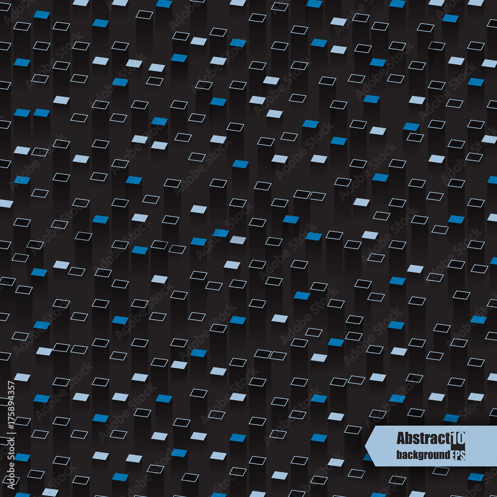 Obraz premium Abstract background with geometric shapes and shadows. Eps10 Vector illustration