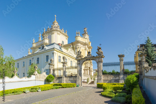 Architectural ensemble of St. George's Cathedral in Lviv, Ukraine