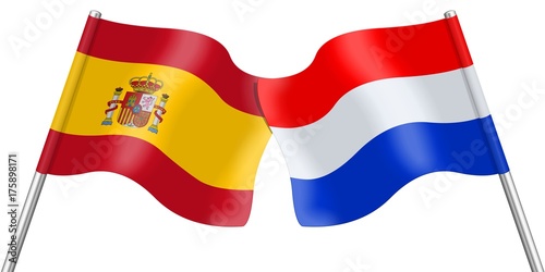 Flags. Spain and the Netherlands Free Download Flags. Spain and the Netherlands - GFXLoad