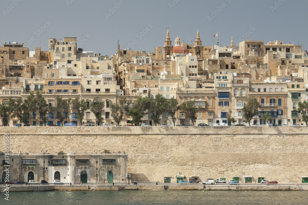 Malta, Valletta, Cityscape, Waterfront