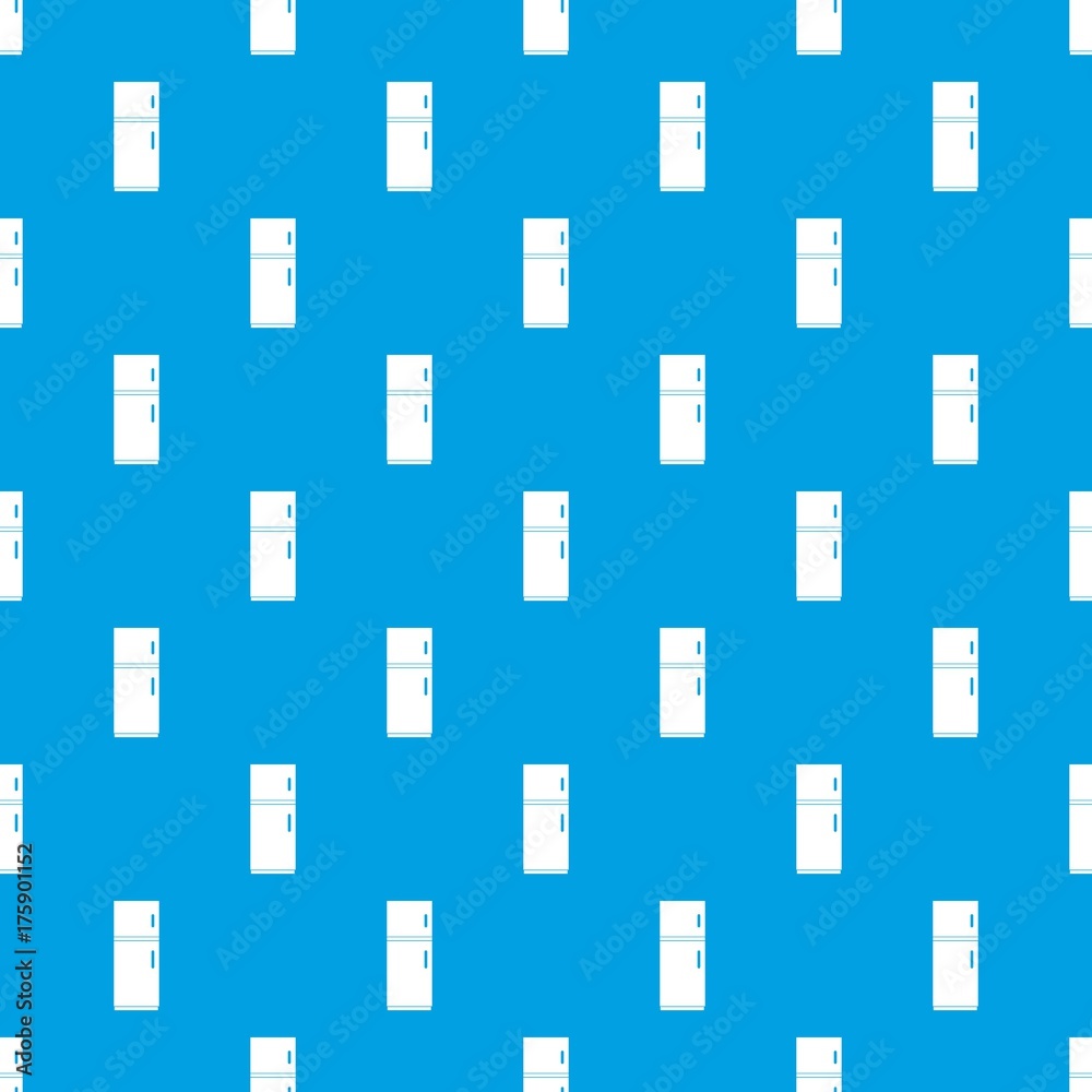 Refrigerator pattern seamless blue Refrigerator pattern seamless blue