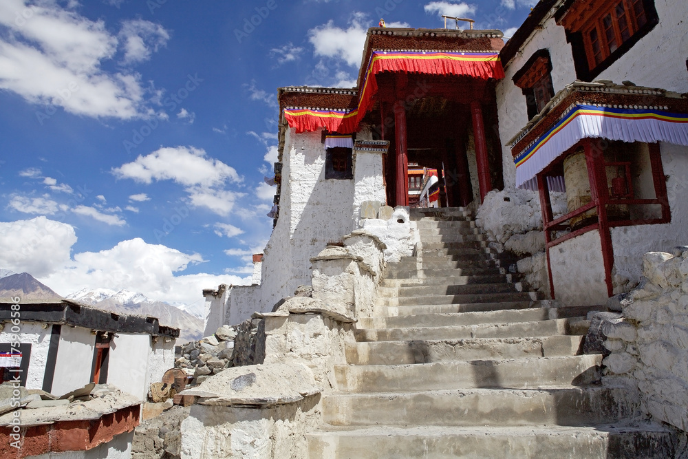 Diskit Monastery in Nubra Valley, Ladakh, India Diskit Monastery in Nubra Valley, Ladakh, India