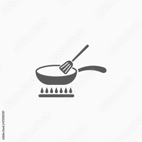 pan on fire icon
