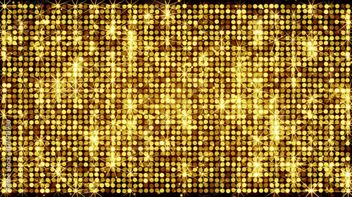Yellow light wall shining abstract holiday background