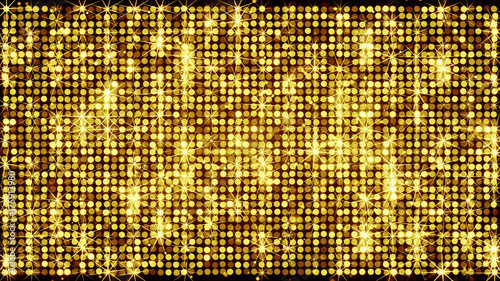 Obraz na plátně Yellow light wall shining abstract holiday background
