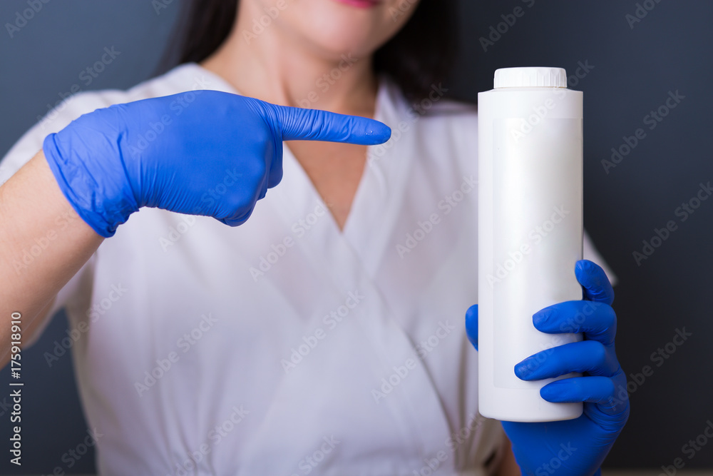 Cosmetologist in a spa salon Cosmetologist in a spa salon