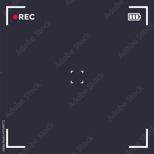 Camera screen vector interface