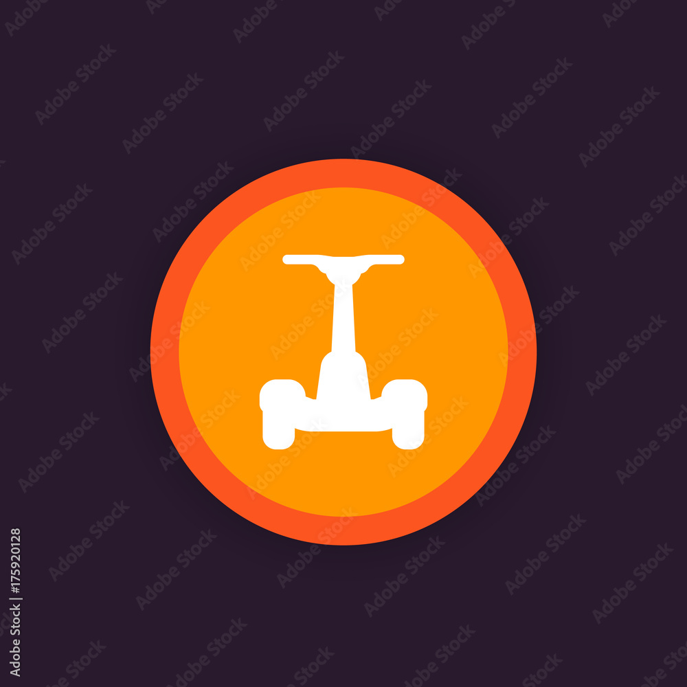 electric self-balancing scooter icon electric self-balancing scooter icon