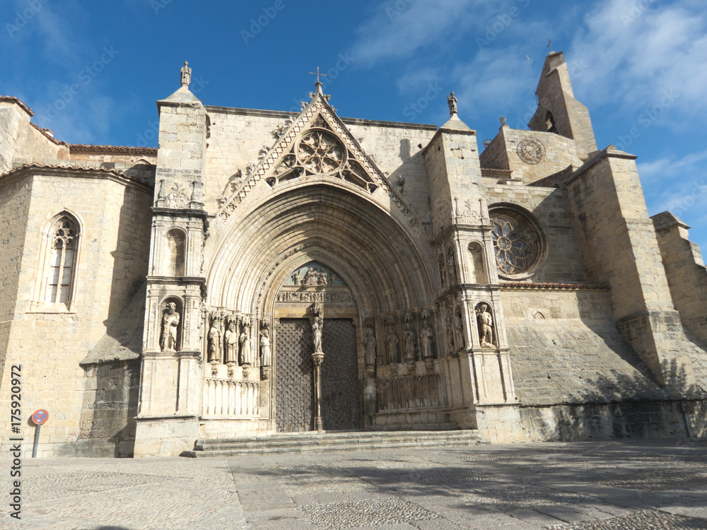 Santa María la Mayor Archpriestal Church in Morella, Spain