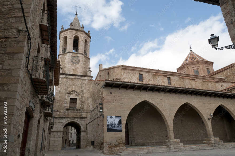 Old village of Cantavieja in the Maestrazgo, Teruel, Spain