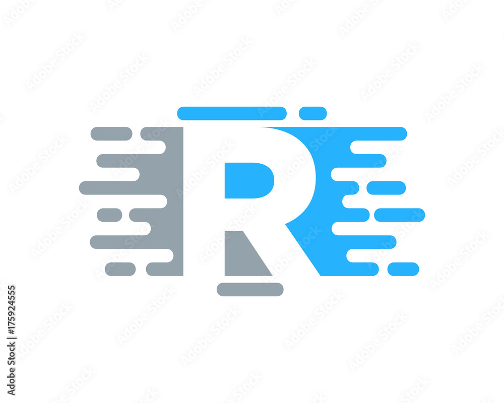 R Letter Paint Color Icon Logo Design Element R Letter Paint Color Icon Logo Design Element