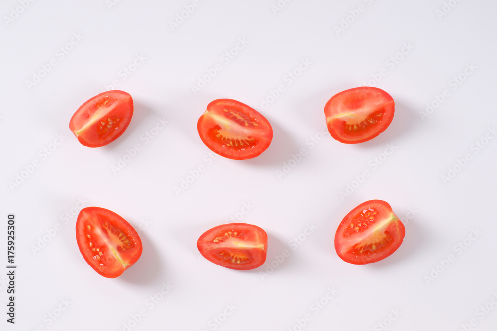fresh tomato quarters fresh tomato quarters