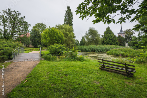Fototapeta Naklejka Na Ścianę i Meble -  Lenne Park in Criewen, Schwedt Oder city district in Germany