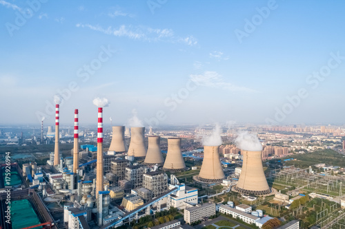 modern large thermal power plant photo