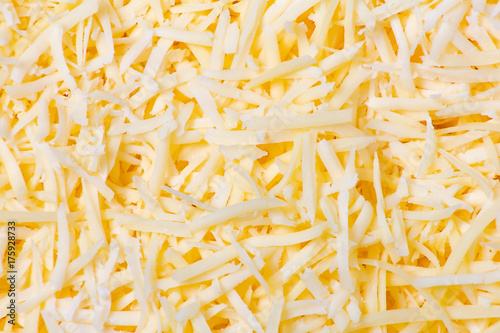 grated cheese close-up background