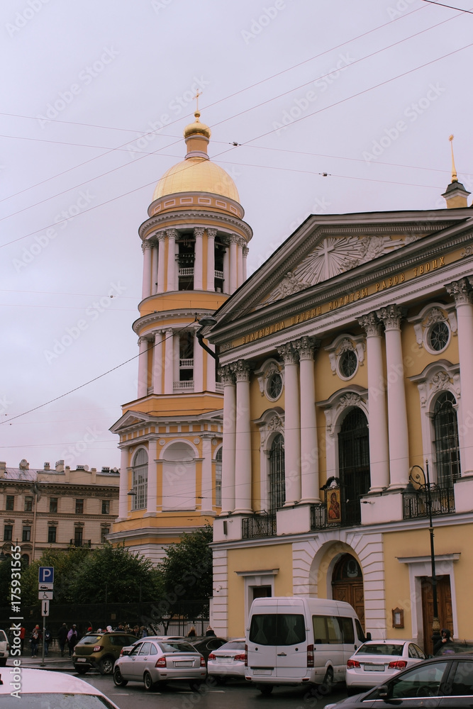 Cathedral of the Vladimir Icon of Our Lady in St. Petersburg in Russia