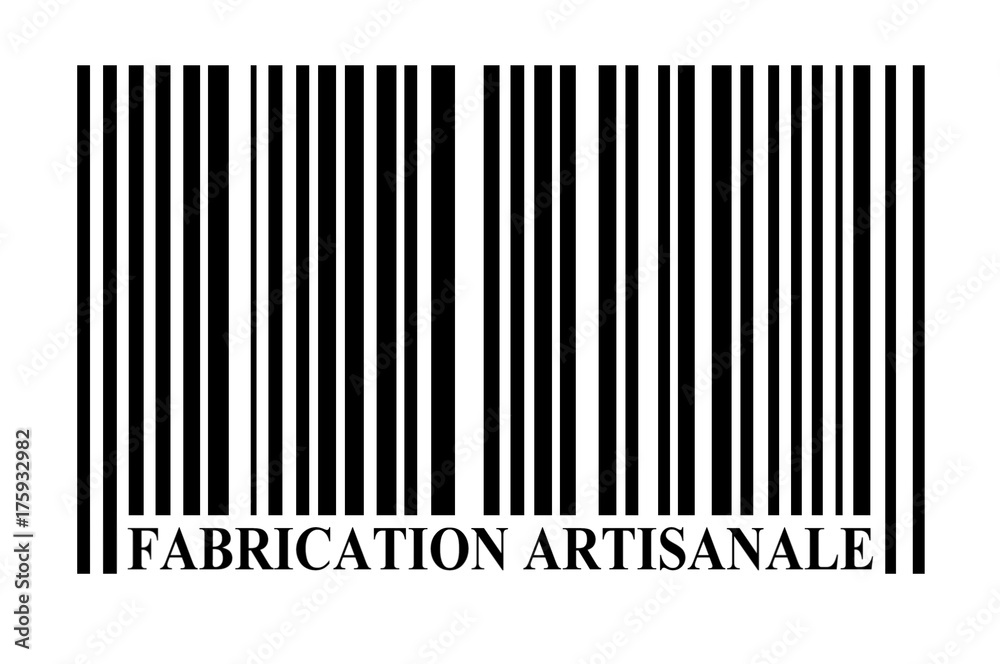 Code barres fabrication artisanale Code barres fabrication artisanale