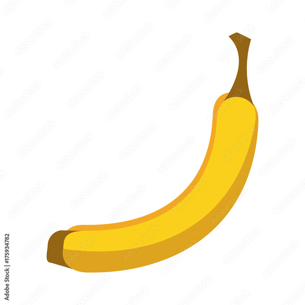 banana fruit icon image vector illustration design 