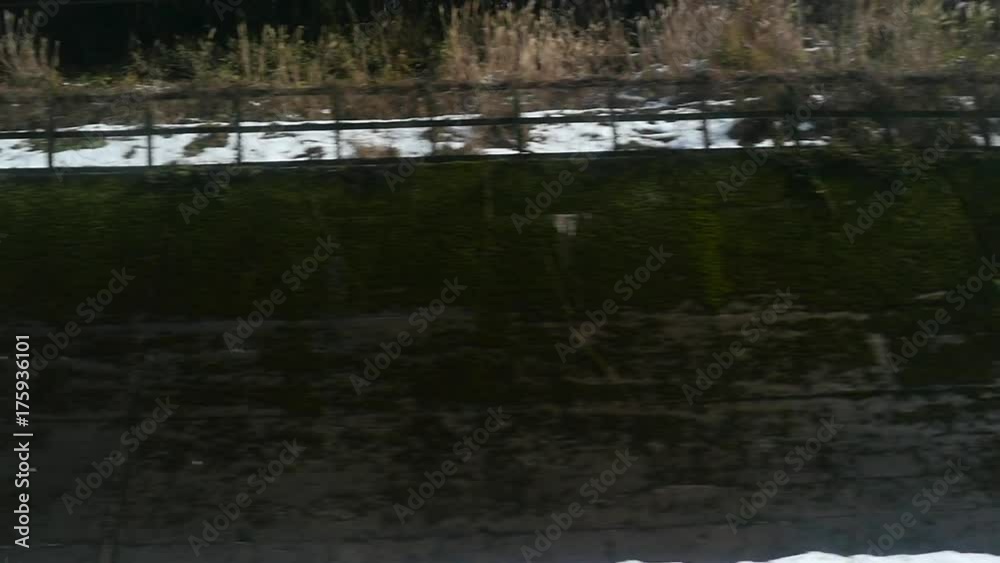 winter background of a train window slow motion 1 winter background of a train window slow motion 1