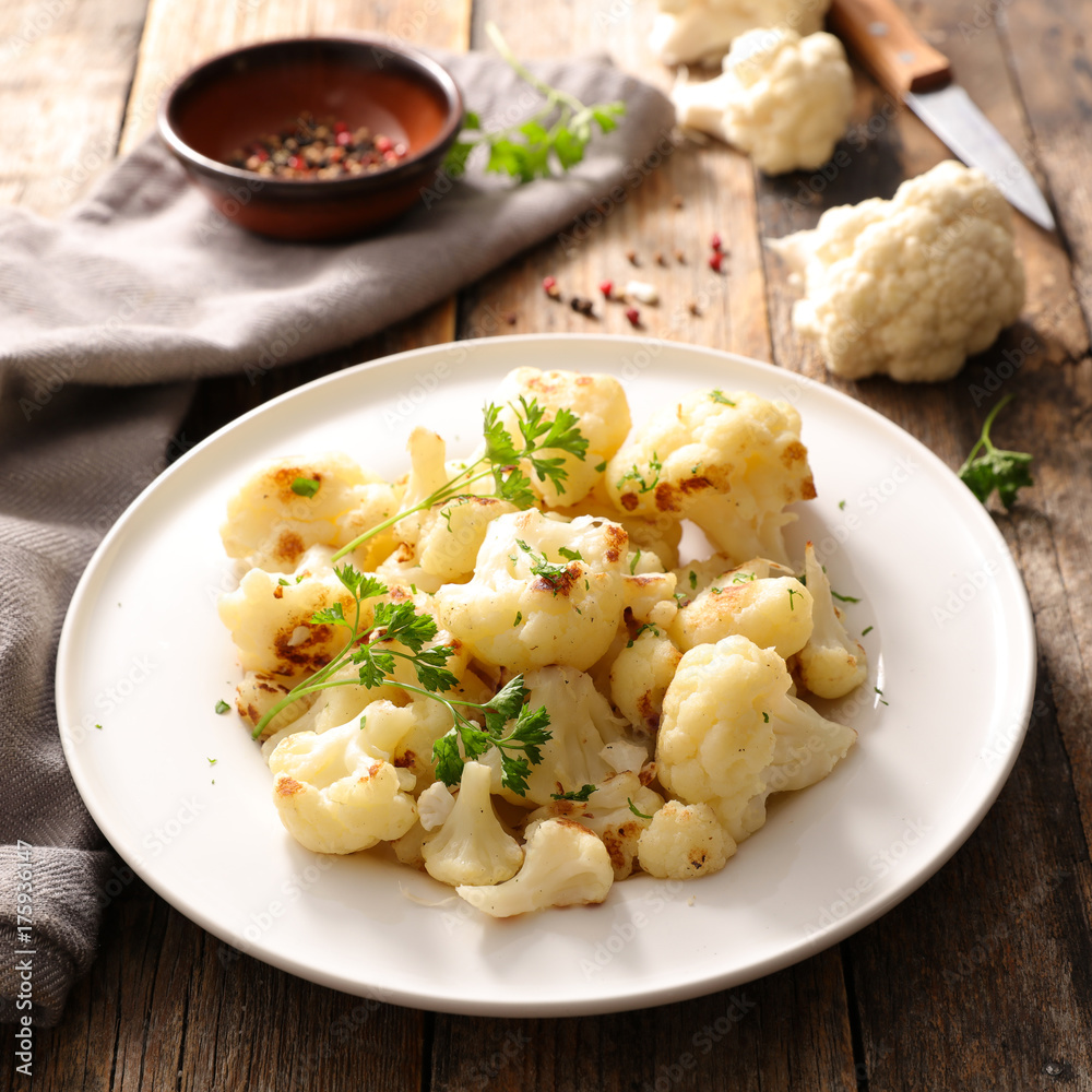 grilled caulifower with parsley grilled caulifower with parsley