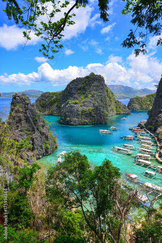 Seascape of Coron Island, Philippines