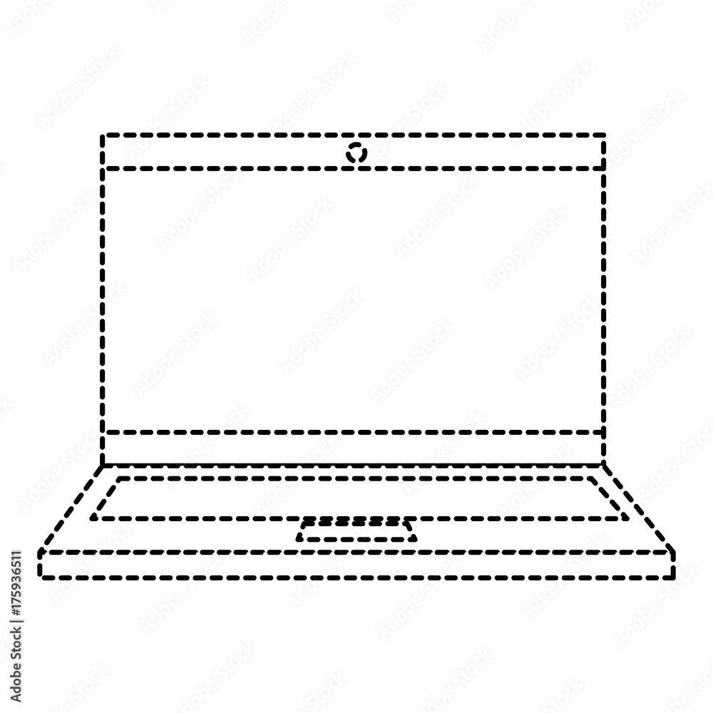 Obraz premium laptop computer isolated icon