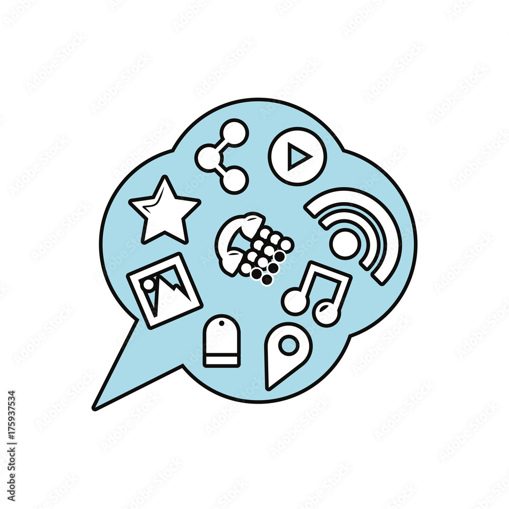 Obraz premium speech bubble icon