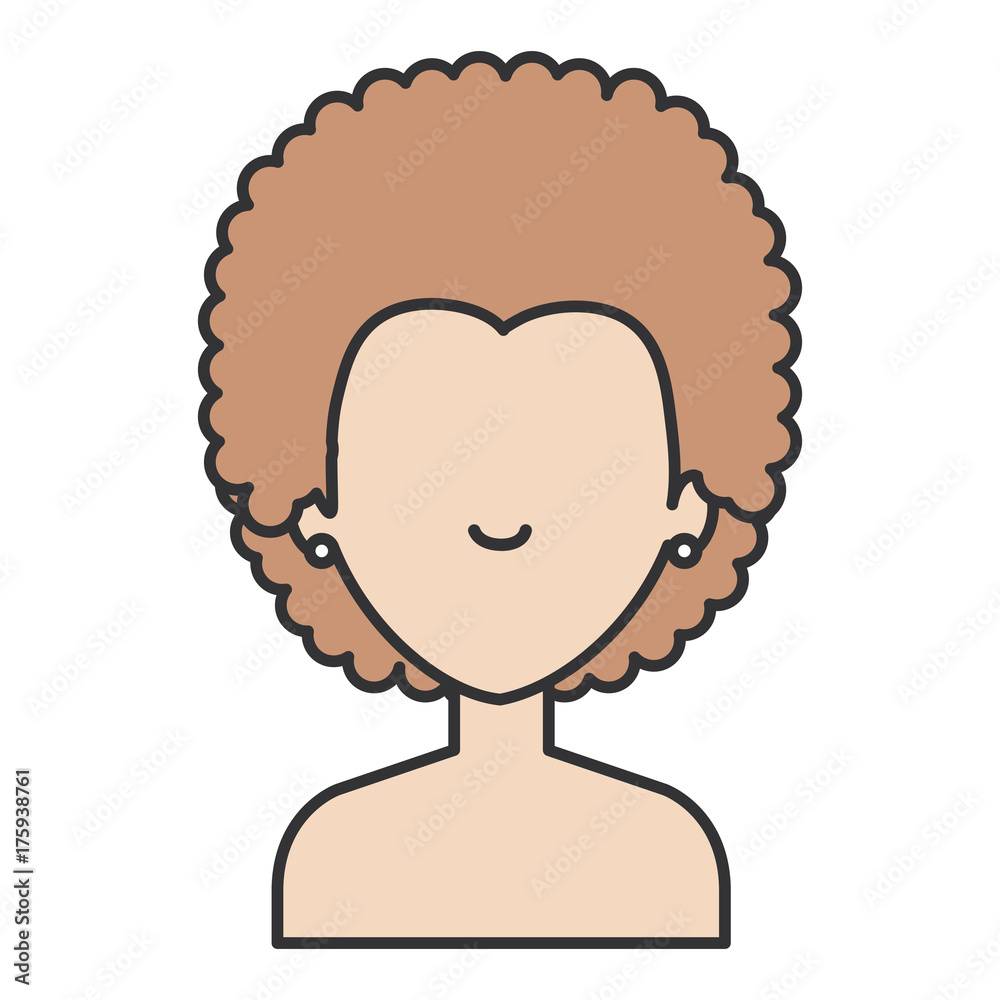 beautiful woman shirtless avatar character