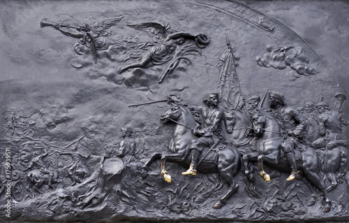 The bas-relief 