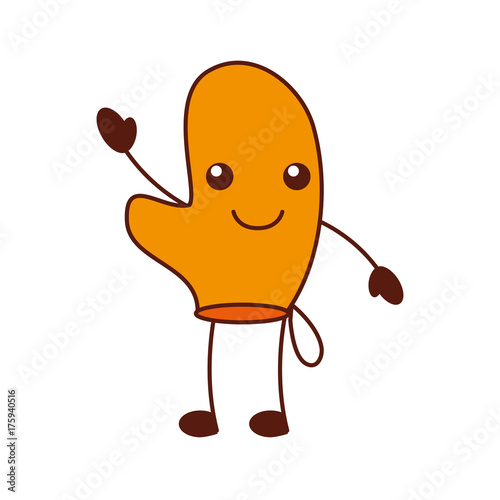 cartoon glove kitchen potholder accessory protection